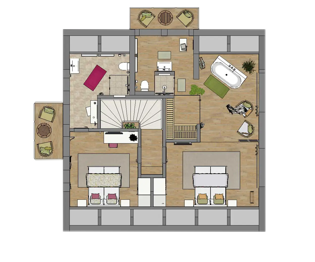 Grundriss Obergeschoss